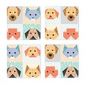 Domestic Animals Cheater Quilt