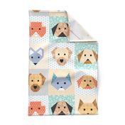 Domestic Animals Cheater Quilt