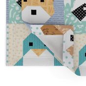 Origami Wild Animals Cheater Quilt