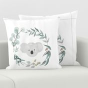 Eucalyptus wreath koala lovey cushions