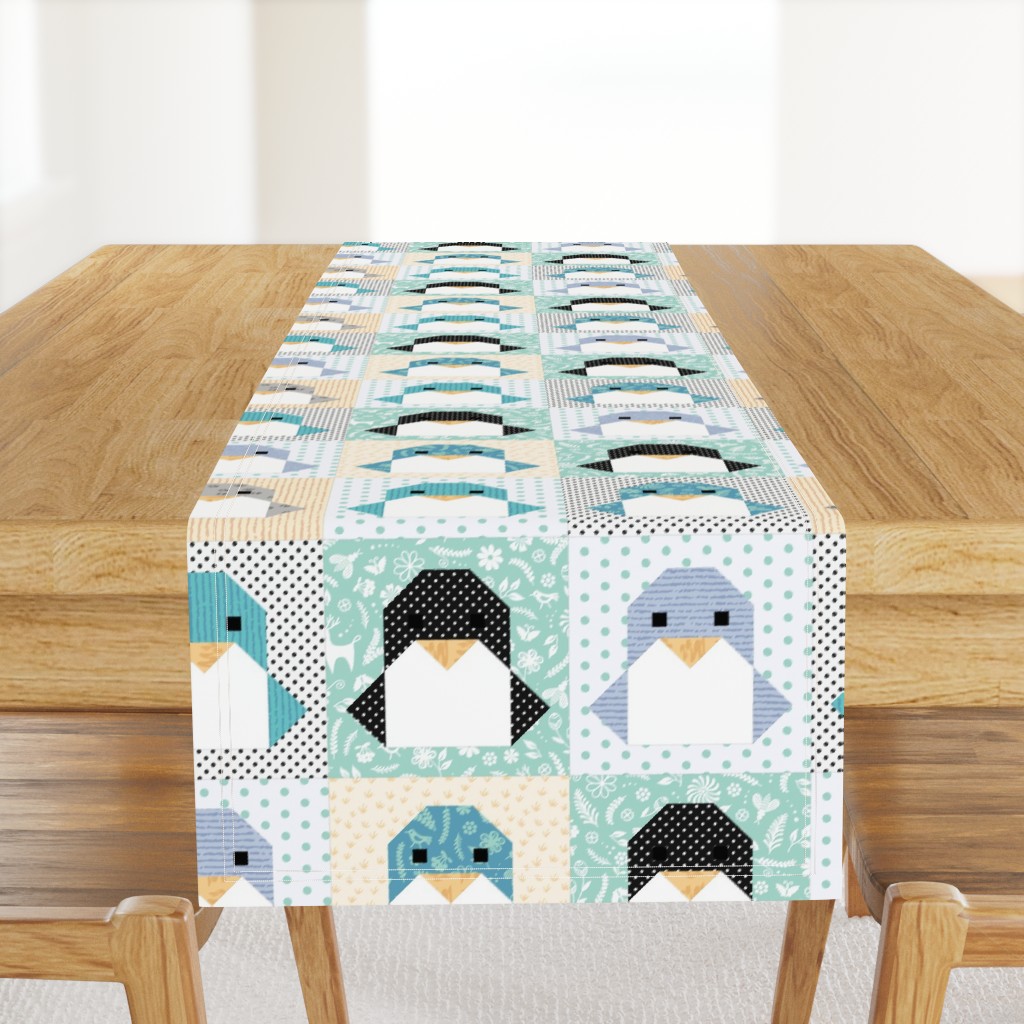 Origami Penguin Cheater Quilt