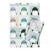 Origami Penguin Cheater Quilt