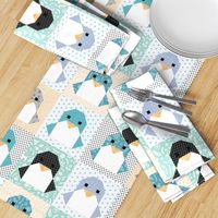 Origami Penguin Cheater Quilt