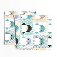 Origami Penguin Cheater Quilt