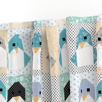 Origami Penguin Cheater Quilt