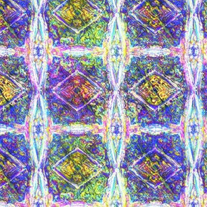 PSYCHEDELIC MANDALAS TILES ZIGZAG STRIPES TILES DIAMOND PSMGE