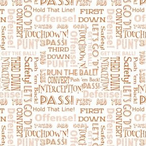 football words 2 tan and white