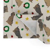 Tiny Border Terriers - Christmas