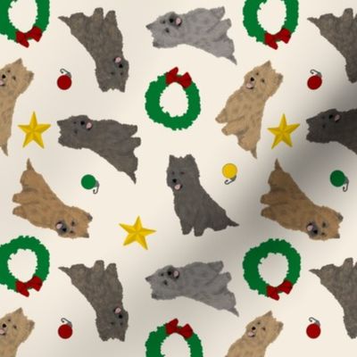 Tiny Cairn Terriers -  Christmas