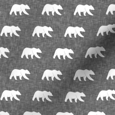 (3/4" scale) bear on linen  || the lumberjack C20BS