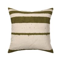 Retro Stripes - on Olive (Large Scale)