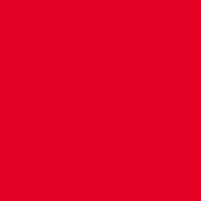 Solid Cadmium Red (#E30022)