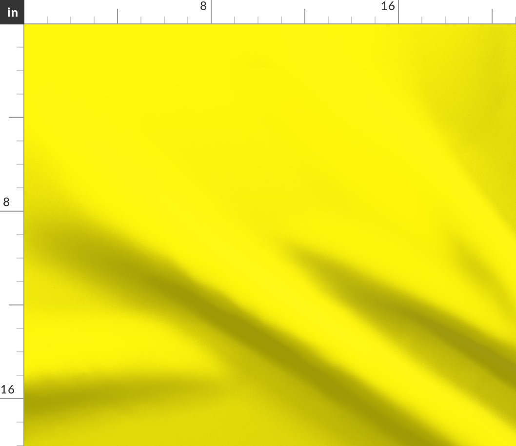 Solid Cadmium Yellow (#FFF600)
