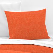 Orange Red Linen Texture Solid