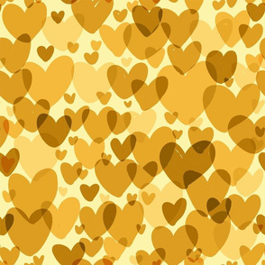 yellow hearts small