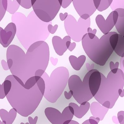 purple hearts small