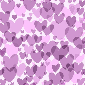 purple hearts small