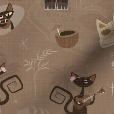 Kitschy cats -  broad scatter - chocolate
