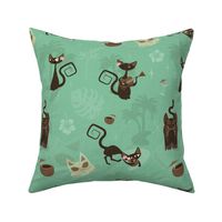 Kitschy cats -  broad scatter - mint