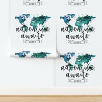 Adventure Awaits - 1 Yard Cotton