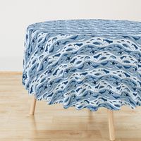 Whale Songs in Blue Waves (medium scale)