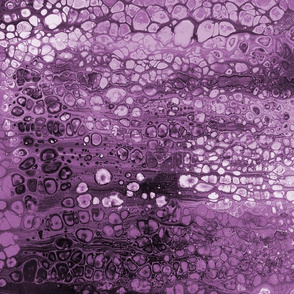 Kaleidoscope Pour Painting purple grape