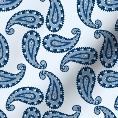 Paisley in Classic Blues