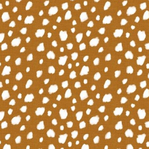 Deer Spot Linen Rust