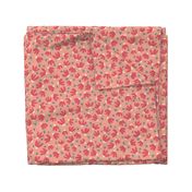 Simple flowers - pink - large scale