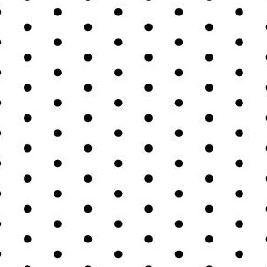 SMALL - black swiss dot fabric - dot fabric, black and white dot fabric, mini dots fabric
