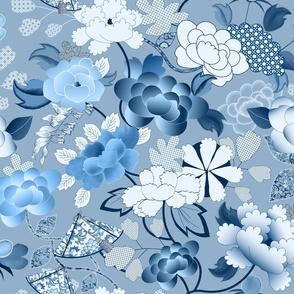 Chinoiserie POP Blue