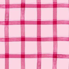 Valentine Plaid { fuschia }