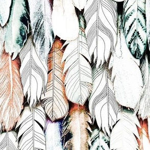 Muted Feathers
