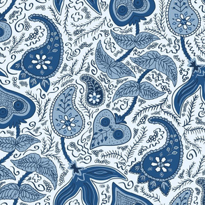 Blue Paisley