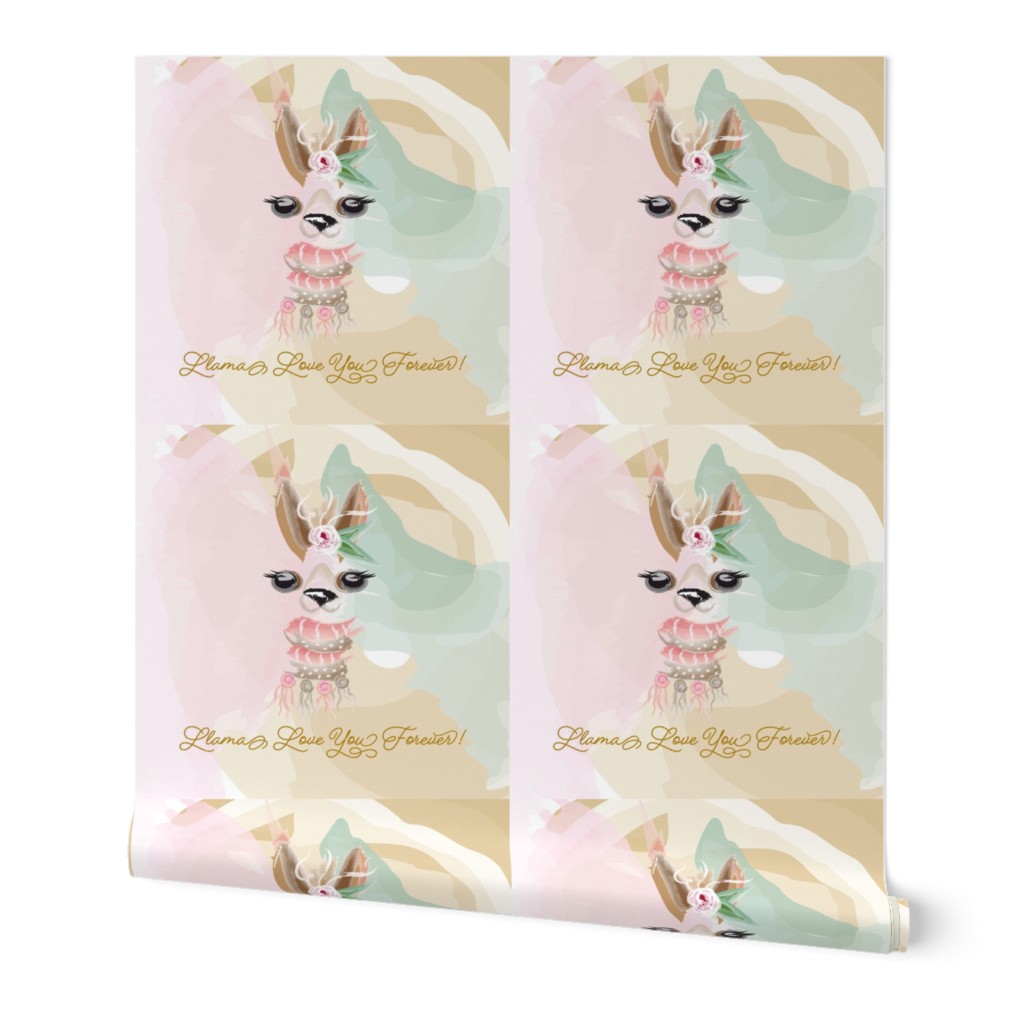 Llama Love You 20 by 20 pillow