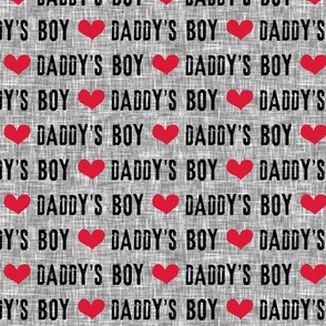 Daddy's Boy - (darker grey) C20BS