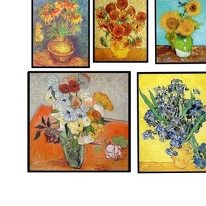 Van Gogh, florals, sunflowers FQ