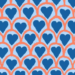 Hearts&ScallopsBlue