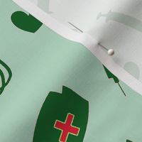 Nurse Tools in Green