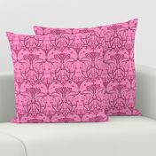 Thin Pink Damask