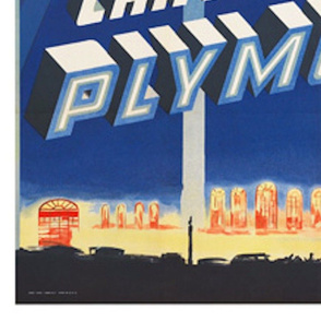 33-4  1938 Chrysler Plymouth Advertising Poster