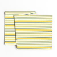 Ticking Two Stripe in Yellow and Blue