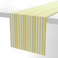 Ticking Two Stripe in Yellow and Blue