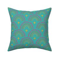 Sunshine Rainbow-Turquoise-Medium