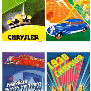 33-10  Chrysler Corp. Advertising Posters - 1930s