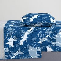 Dinosaurs in Classic Blue