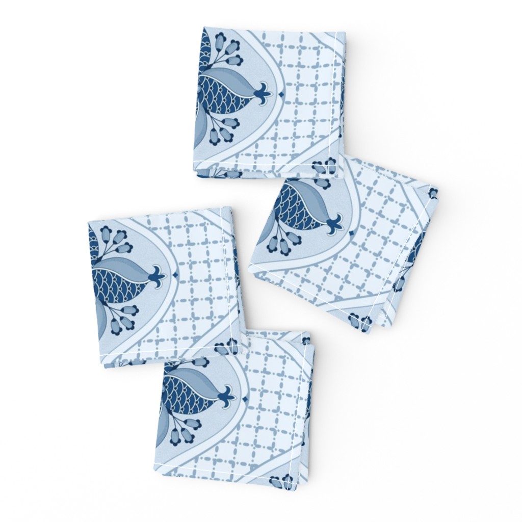 Trade Winds: Classic Blue & Midnight Oriental Whirligigs