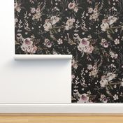 18” Meadow Floral - equinox black