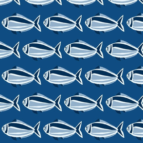 School of Blue Fish