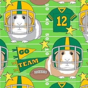 football guinea pigs green and gold